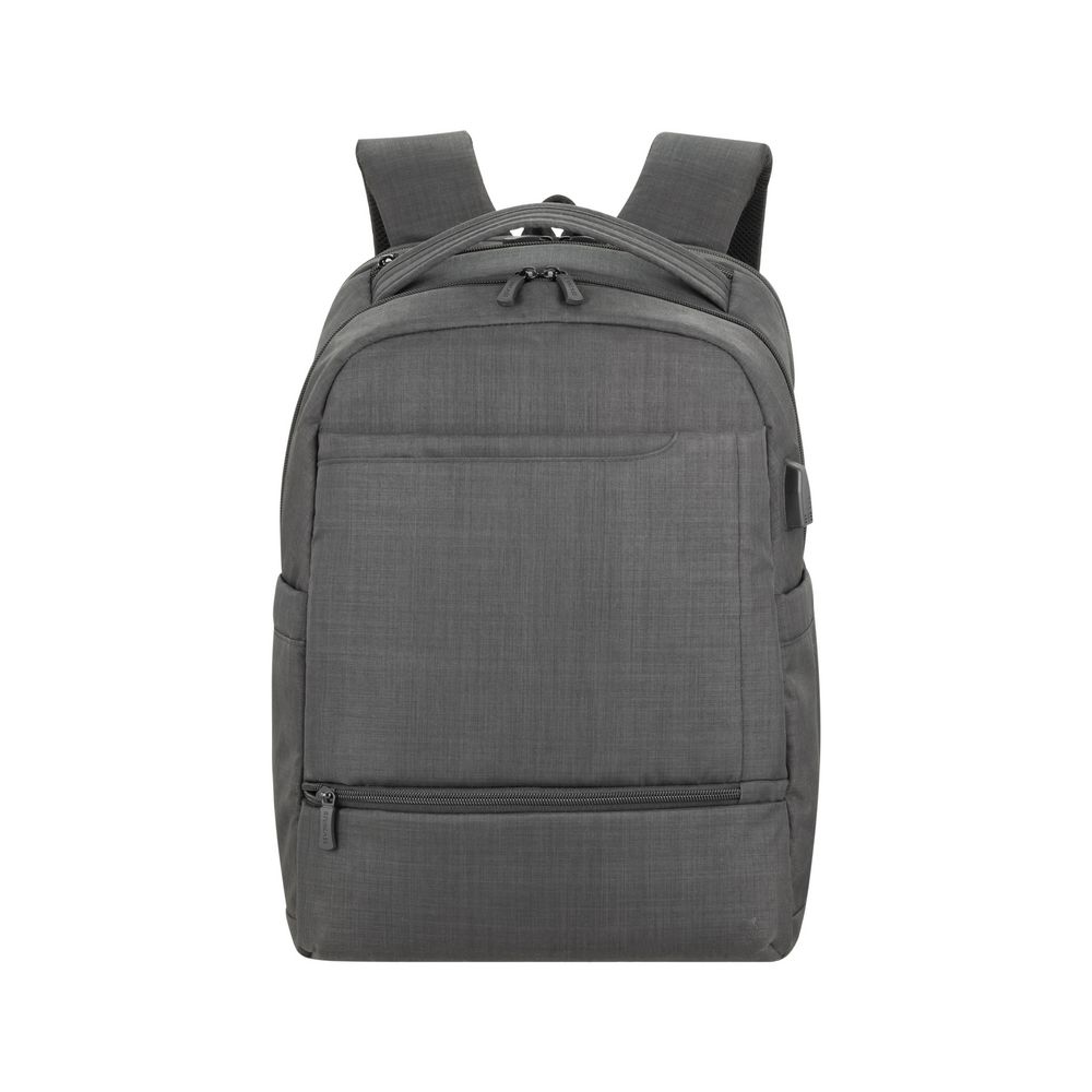 Rivacase Laptop Backpack for 15.6- Inch Laptops , Grey 8363