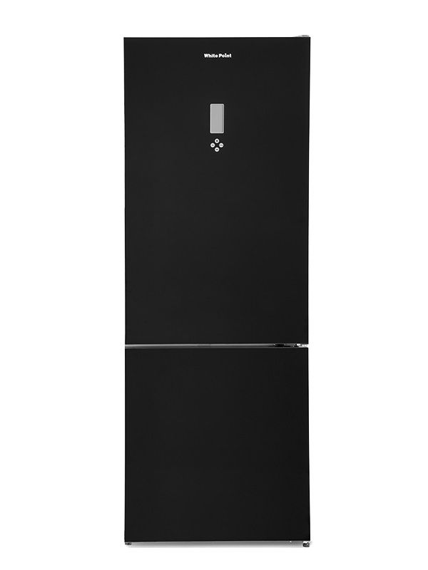 White Point NoFrost Bottom Freezer Refrigerator , 468 Liter Inverter Motor , Black Glass - WPRC492TSGVB