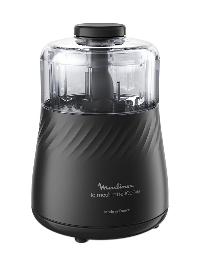 Moulinex La Moulinette Electric Chopper 0.5 Liter , 1000 Watt Black - DP712827