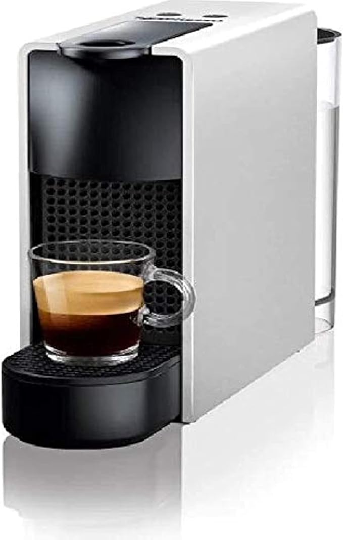 Nespresso Essenza Mini Espresso Machine, 0.6 Liter, 1310 Watt - C30EUSINE2-with 5 Coffee Sleeves Voucher