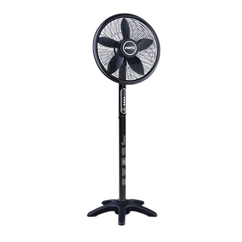 Prifix Jumbo Stand Fan , 21 Inch , Black - SFJ-211