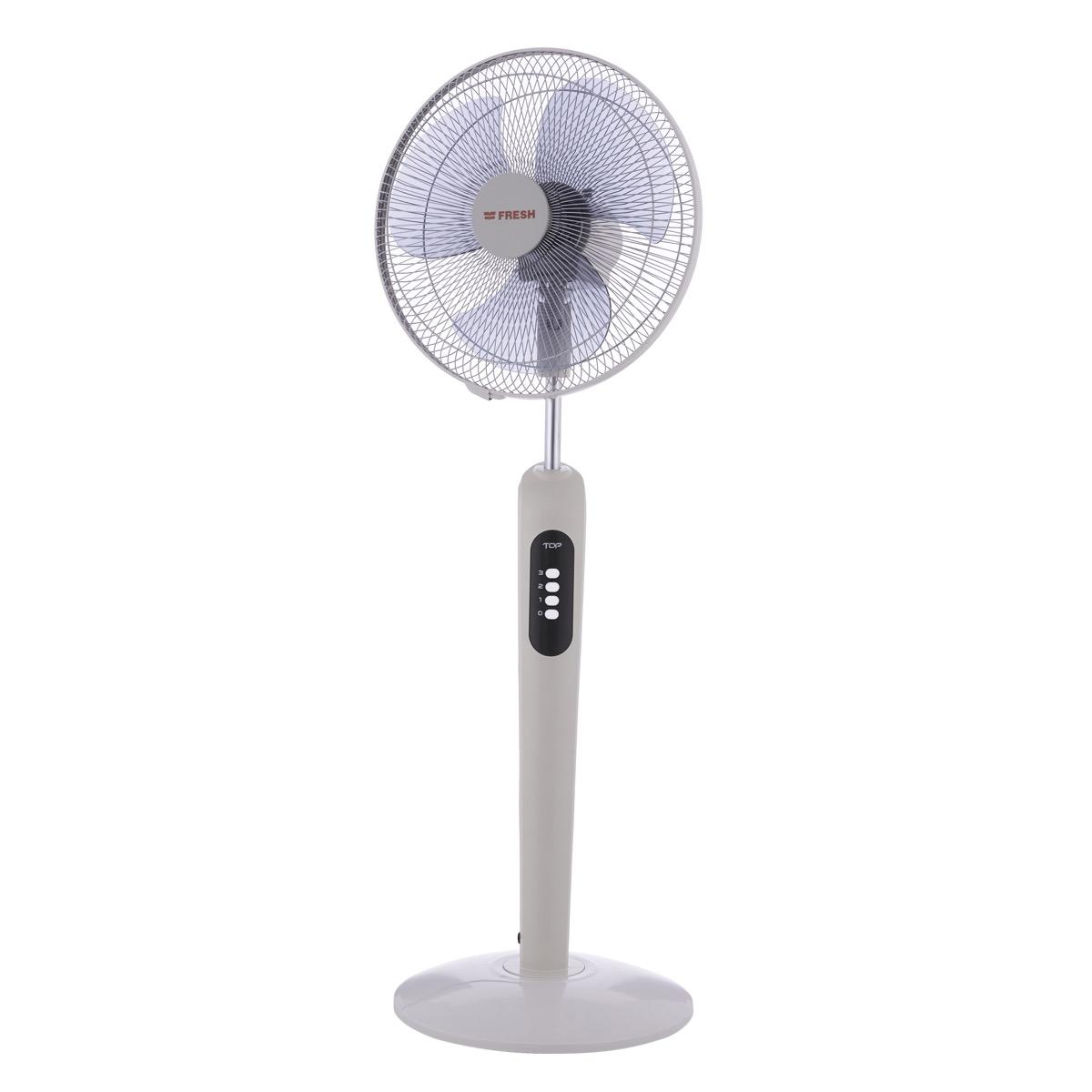 Fresh Stand Fan , 16 Inch , White Grey