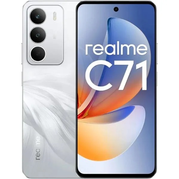 Realme C71 , 128 GB , 6 GB , 4G , Dual-SIM - White Swan