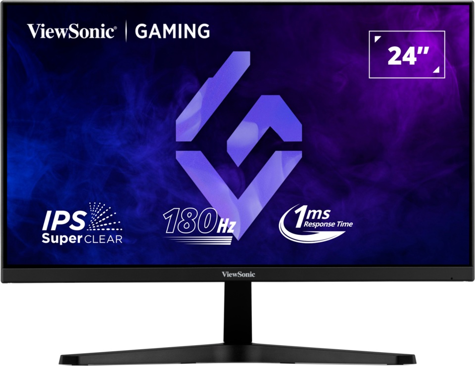 Viewsonic VX24G1-HD 24 Inch , 180 Hertz 1 Millisecond , Black